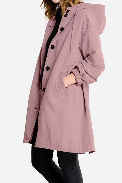Chaqueta Impermeable Windbreaker sobre Medida para la Lluvia con Capucha