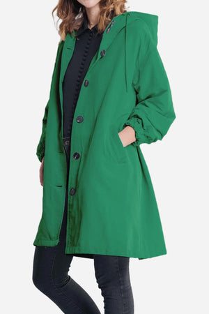Chaqueta Impermeable Windbreaker sobre Medida para la Lluvia con Capucha