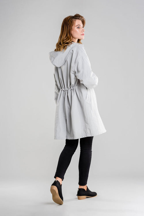 Chaqueta Impermeable Windbreaker sobre Medida para la Lluvia con Capucha