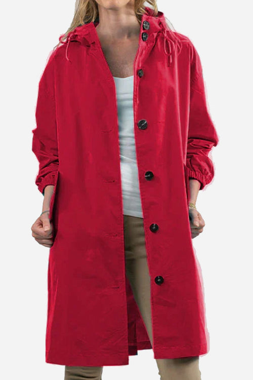 Chaqueta Impermeable Windbreaker sobre Medida para la Lluvia con Capucha
