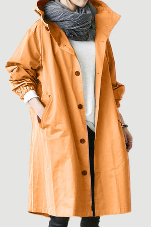 Chaqueta Impermeable Windbreaker sobre Medida para la Lluvia con Capucha