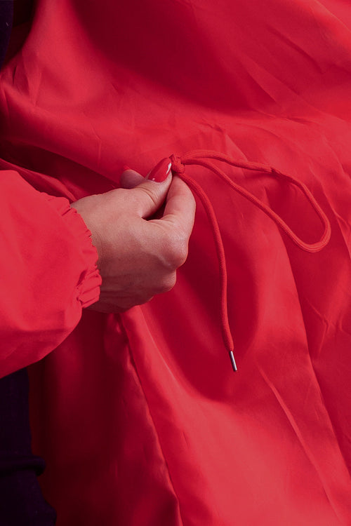 Chaqueta Impermeable Windbreaker sobre Medida para la Lluvia con Capucha