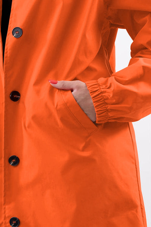 Chaqueta Impermeable Windbreaker sobre Medida para la Lluvia con Capucha
