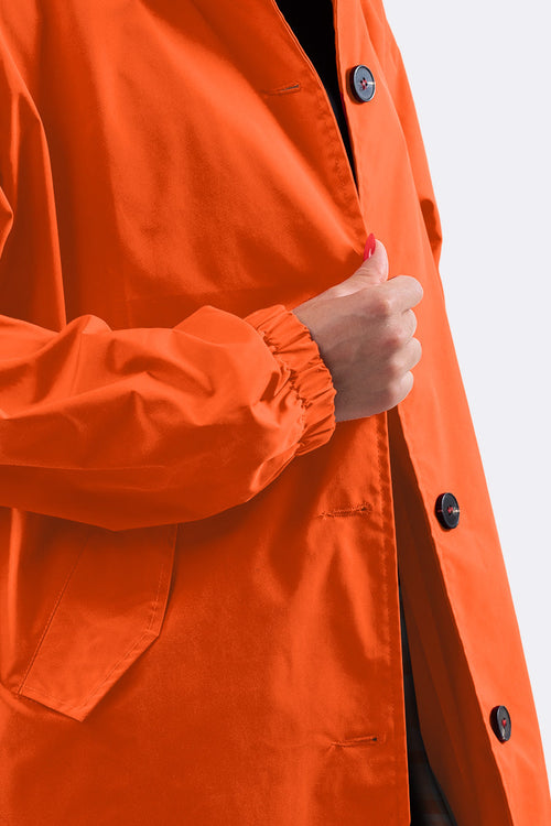 Chaqueta Impermeable Windbreaker sobre Medida para la Lluvia con Capucha