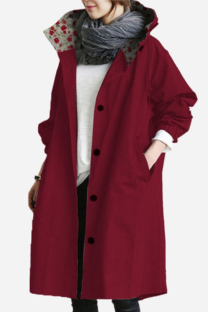 Chaqueta Impermeable Windbreaker sobre Medida para la Lluvia con Capucha