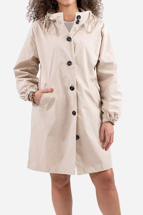 Chaqueta Impermeable Windbreaker sobre Medida para la Lluvia con Capucha
