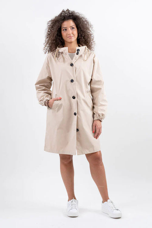 Chaqueta Impermeable Windbreaker sobre Medida para la Lluvia con Capucha