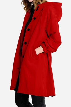 Chaqueta Impermeable Windbreaker sobre Medida para la Lluvia con Capucha