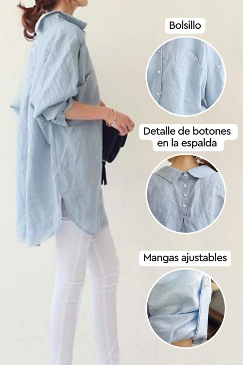 Camisa Sobre Medida de Lino