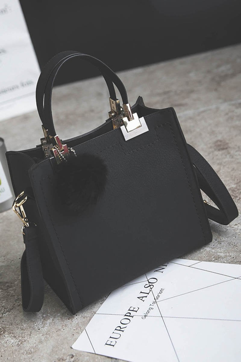 Bolsa con Asas Pom Pom