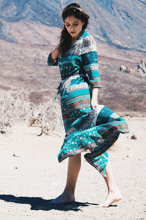 Vestido Largo Bohemio Hechizo del Desierto