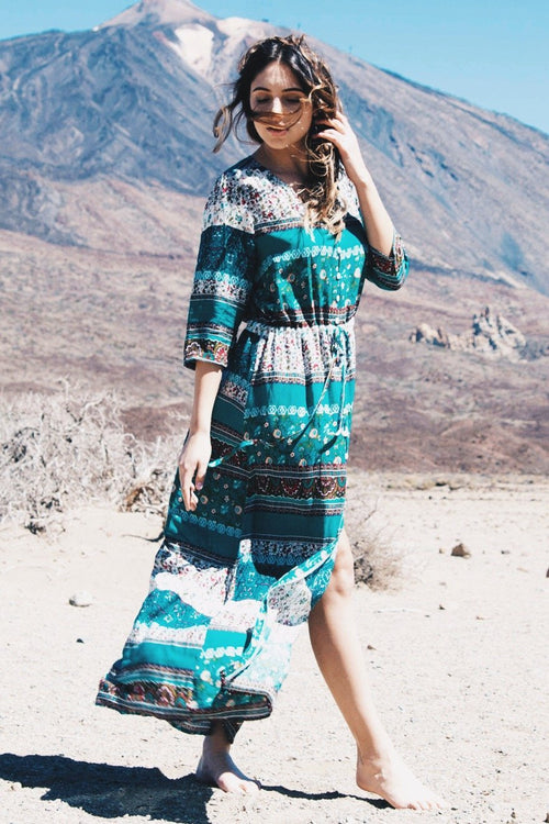 Vestido Largo Bohemio Hechizo del Desierto