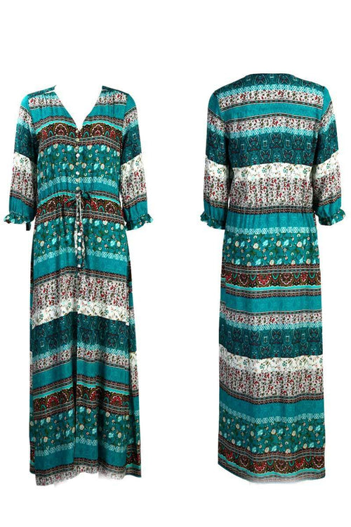 Vestido Largo Bohemio Hechizo del Desierto