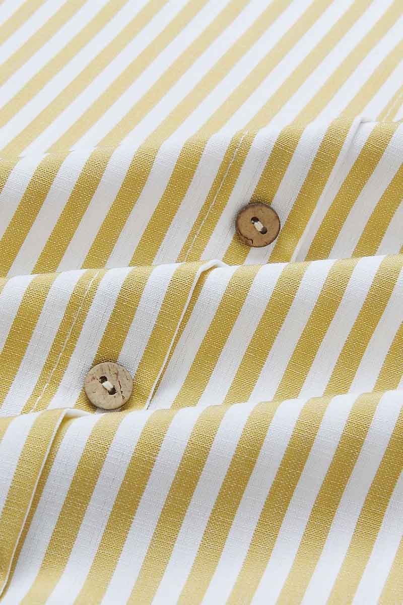 Vestido de tirantes midi a rayas