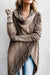Chaqueta Chal con flecos
