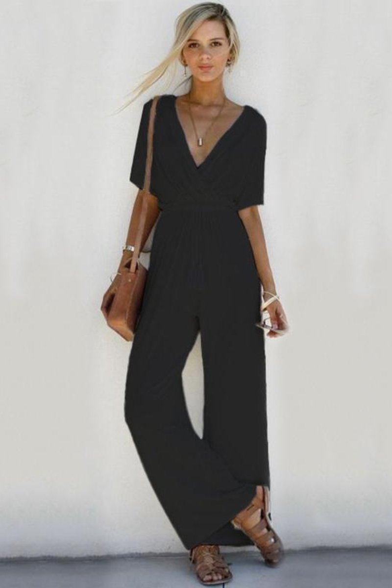 Mono Casual con Cuello en V